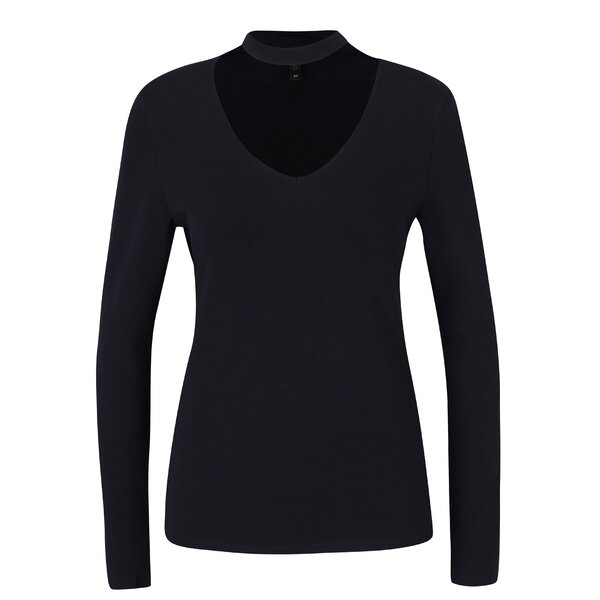 Bluză bleumarin cu choker - ONLY Live