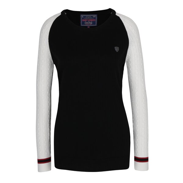 Pulover negru & crem pentru femei - Jimmy Sanders