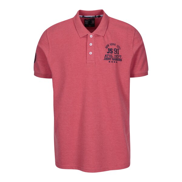 Tricou polo roșu pentru bărbați - Jimmy Sanders