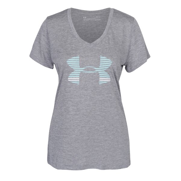 Tricou sport gri pentru femei - Under Armour