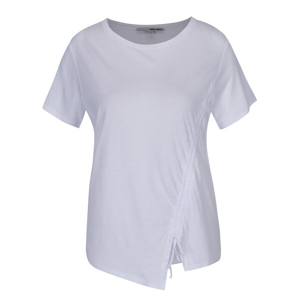 Tricou alb asimetric - TALLY WEiJL
