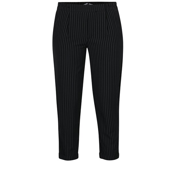 Pantaloni negri cu dungi fine - TALLY WEiJL