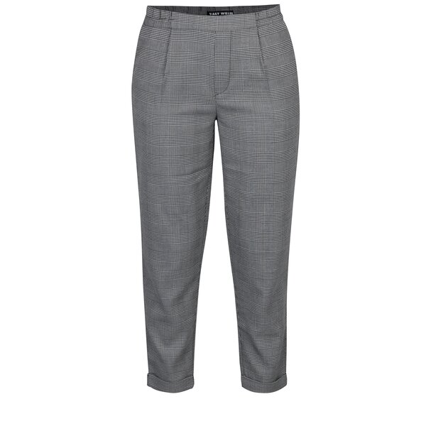 Pantaloni gri & negru cu talie elastică pentru femei - TALLY WEiJL