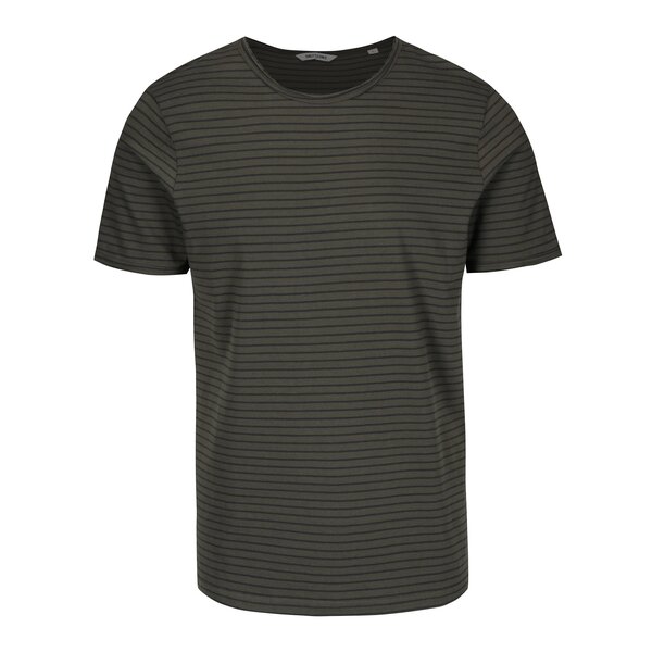 Tricou verde cu dungi ONLY & SONS Albert Stripe