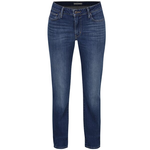 Blugi albaștri slim cu efect de prespălat Levis® Run All Mixed Up
