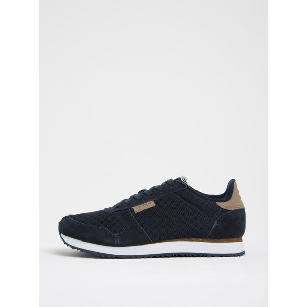 Pantofi sport bleumarin cu detalii din piele întoarsă Woden Ydun pentru femei