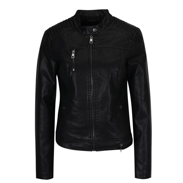 Jachetă neagră biker VERO MODA Soffy