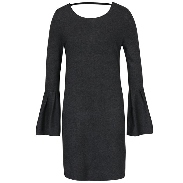 Rochie gri cu mâneci clopot VERO MODA Biggs