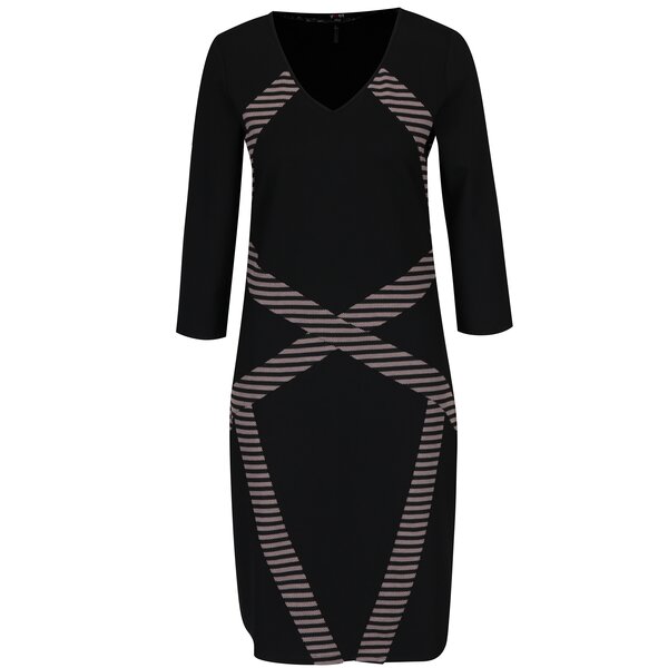 Rochie negru & roz Yest