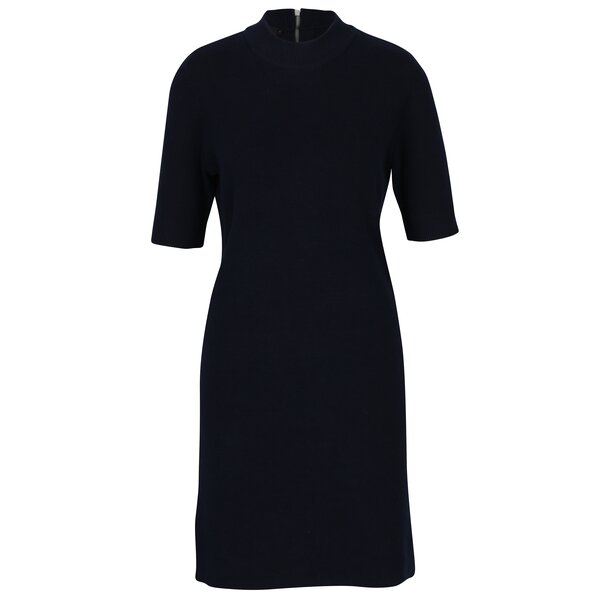 Rochie tricotată bleumarin cu fermoar la spate VERO MODA Barstow