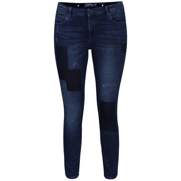 Blugi albaștri skinny cu talie medie - ONLY Cool