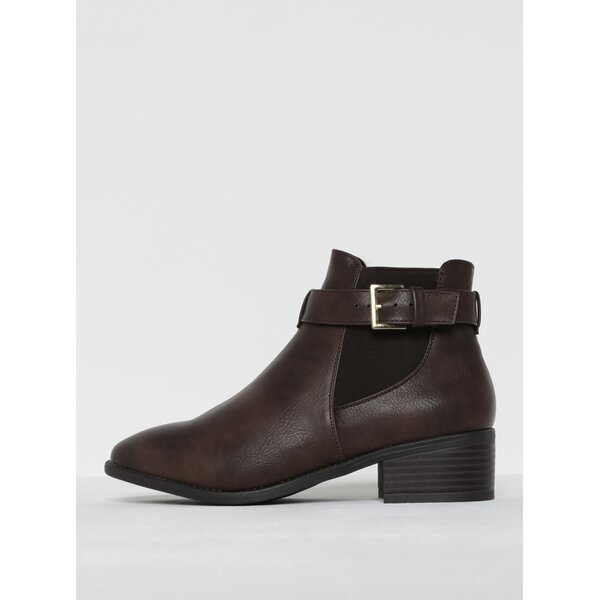 Botine maro cu cataramă Dorothy Perkins