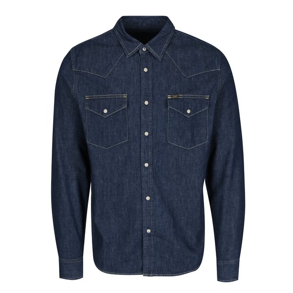 Cămașă albastră din denim pentru bărbați Lee
