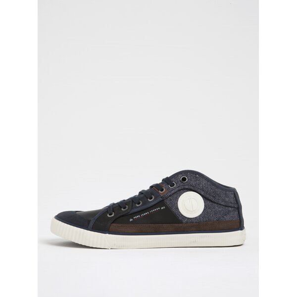 Pantofi sport negru albastru pentru bărbați Pepe Jeans Industry