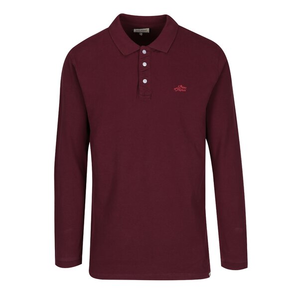 Bluză polo bordo pentru bărbați - Shine Original