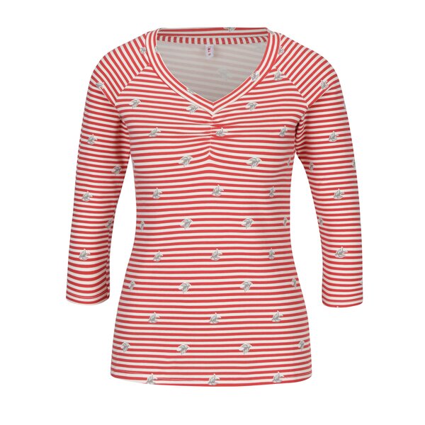 Tricou în dungi cu mâneci 3/4 Blutsgeschwister