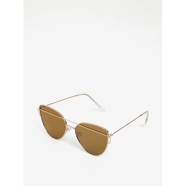 Ochelari de soare aurii pentru femei Pieces Reese