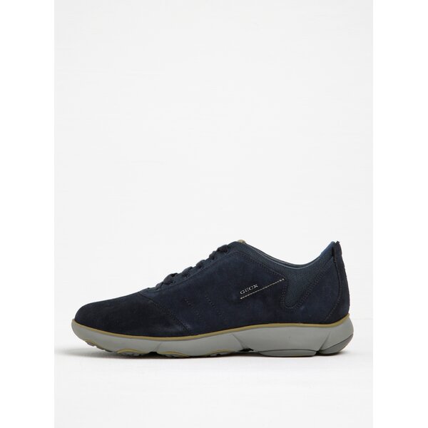Pantofi sport bleumarin din piele întoarsă Geox Nebula F