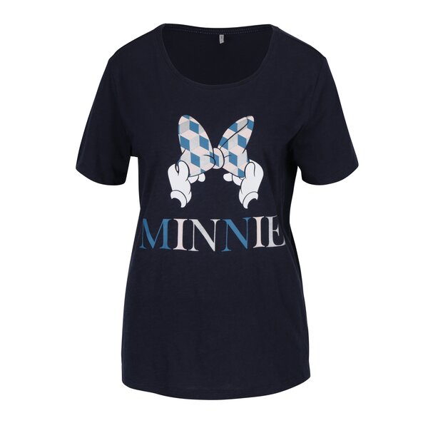 Tricou bleumarin cu imprimeu Minnie ONLY