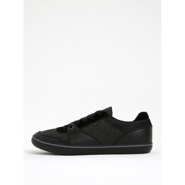 Pantofi sport negri din piele Geox Box A