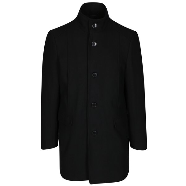 Pardesiu negru de iarnă Selected Homme Mosto