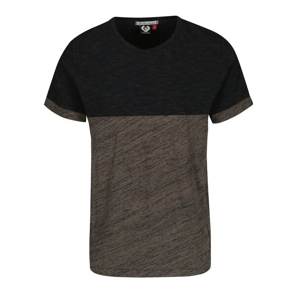 Tricou gri închis & maro melanj Ragwear Geo pentru bărbați