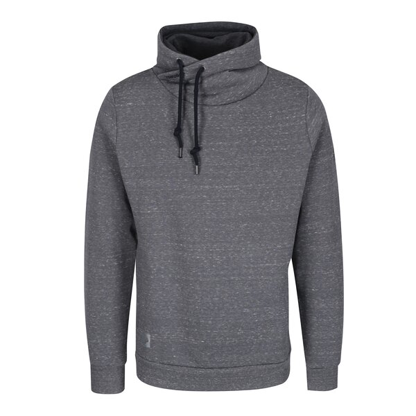 Bluză gri melanj cu guler asimetric Ragwear Hooker