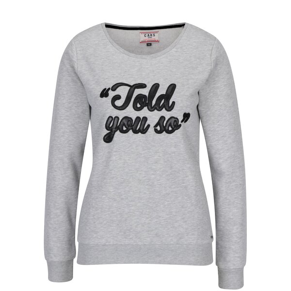 Pulover gri Toldya Cars