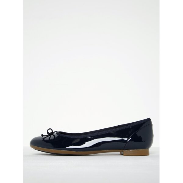 Balerini bleumarin lucioși Clarks Conture Bloom