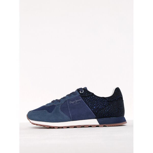 Pantofi sport bleumarin cu negru pentru femei Pepe Jeans Verona Flash