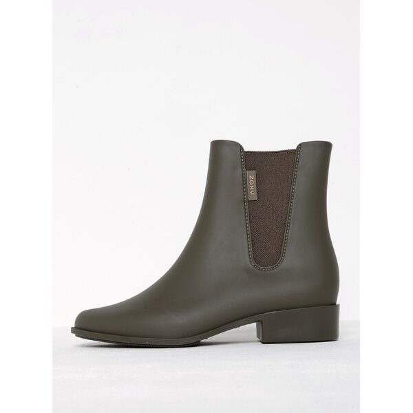 Botine chelsea kaki cu brant anti-soc Zaxy London Boot II