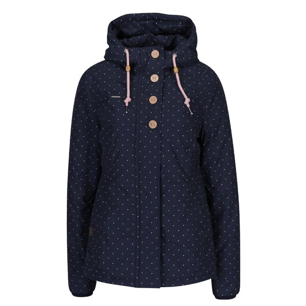 Geacă albastră cu buline Ragwear Lynx Dots
