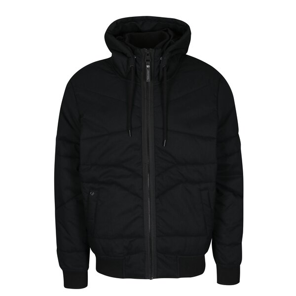 Geaca neagra matlasata impermeabila pentru barbati - Ragwear Dockie