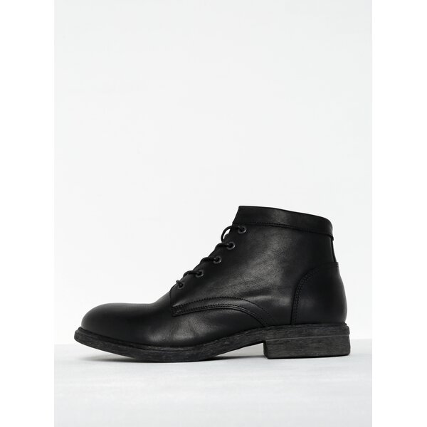 Ghete negre din piele pentru bărbați - Selected Homme Trevor