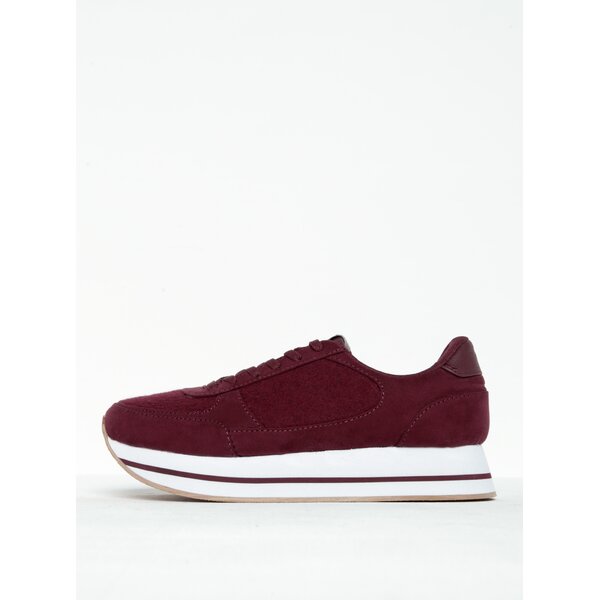 Pantofi sport roșu bordo ONLY Smilla