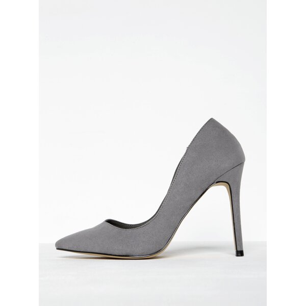 Pantofi stiletto gri cu vârf ascuțit - Miss Selfridge
