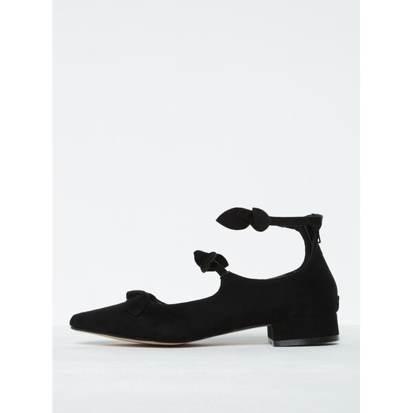 Pantofi negri cu barete și fundițe Dorothy Perkins