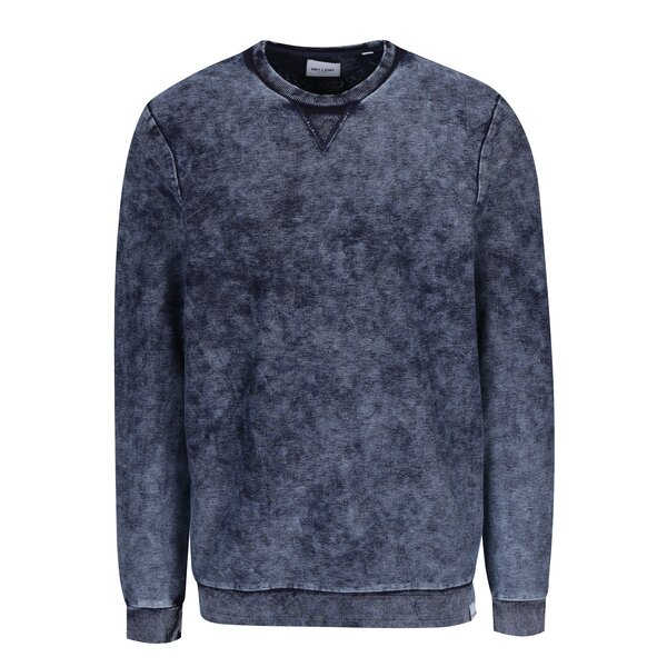 Pulover bleumarin cu aspect decolorat - ONLY & SONS Lutz