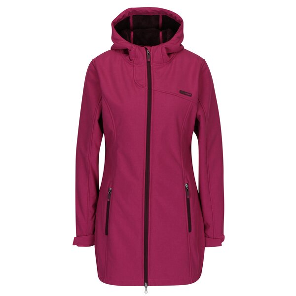 Geaca roz softshell cu glugă pentru femei LOAP Lapalupe