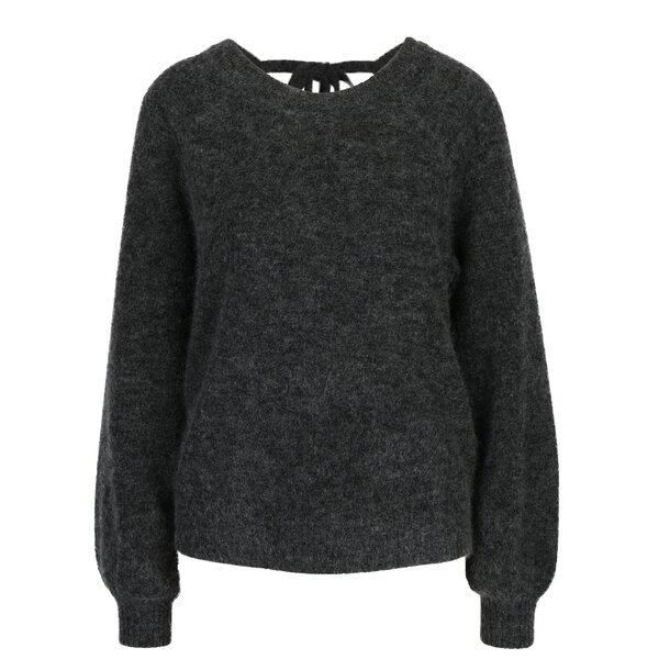 Pulover gri cu amestec de lână&mohair Selected Femme Kaila