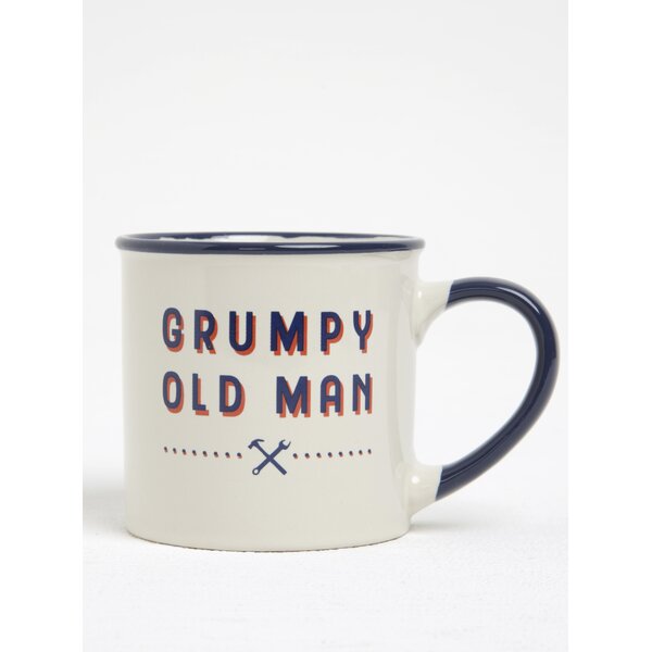 Cană crem cu albastru GRUMPY OLD MAN CGB