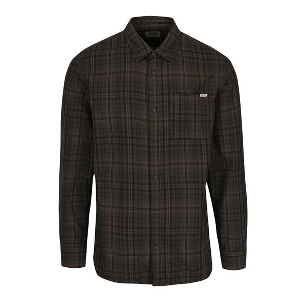 Cămașă verde închis în carouri - Jack & Jones Max