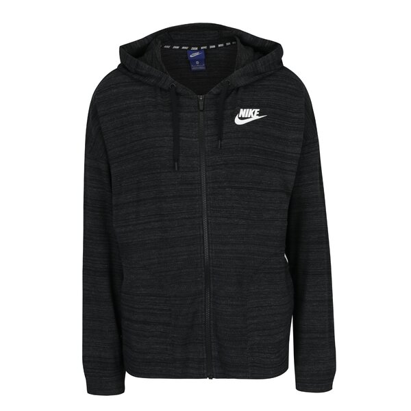 Hanorac negru melanj subțire pentru femei Nike Sportswear Advance 15