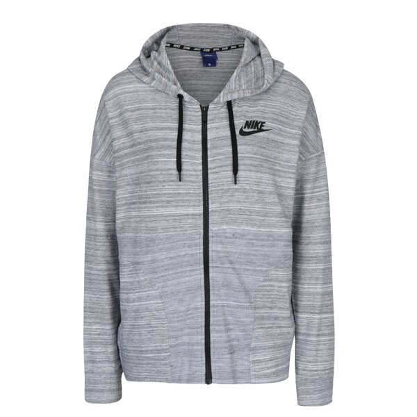 Hanorac gri melanj subțire pentru femei Nike Sportswear Advance 15