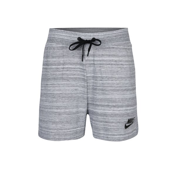 Pantaloni scurți sport gri melanj pentru femei Nike Sportswear Advance 15