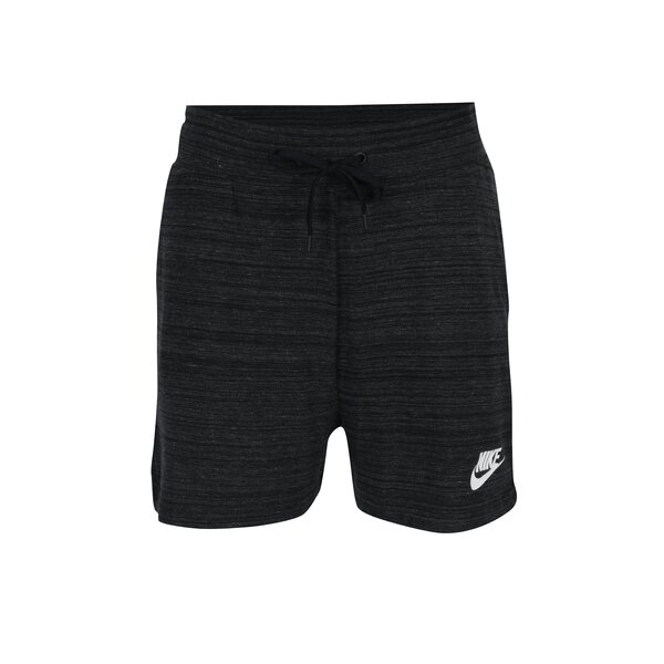Pantaloni scurți sport negru melanj pentru femei Nike Sportswear Advance 15