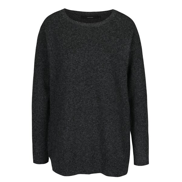 Pulover oversized gri din amestec de lână VERO MODA Colma