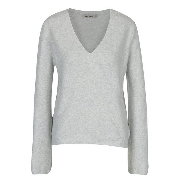 Pulover gri cu deolteu anchior pentru femei Garcia Jeans