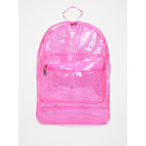 Rucsac roz transparent pentru femei Mi-Pac Transparent 17 l