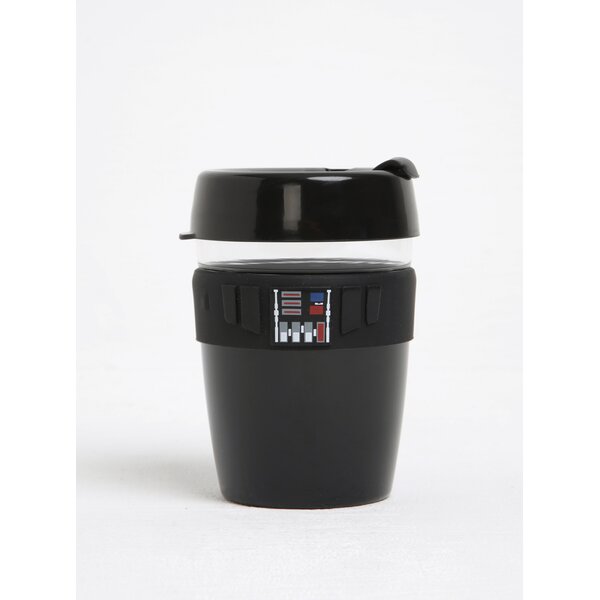 Cană neagră de călătorie cu tematica Star Wars KeepCup Darth Vader Longplay Medium
